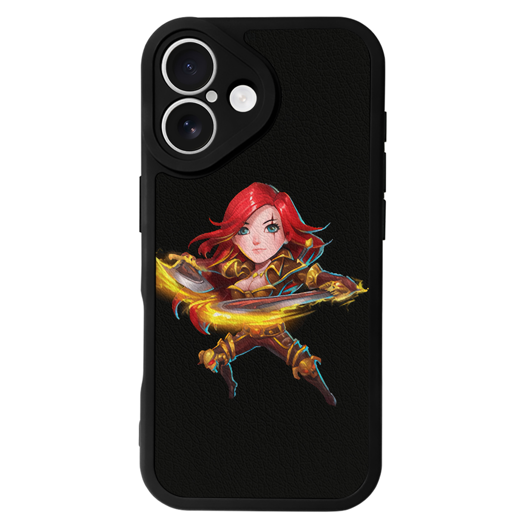 （画像用） リーグ・オブ・レジェンド League of Legends LOL 【iPhone 16シリーズ対応】シリコンスマホケース（レザー調） 材質：シリコン